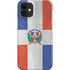 Dominican Republic Flag Faded iPhone 12 Mini Lite Case